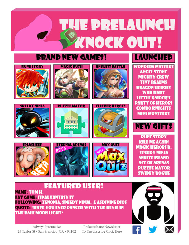 The Prelaunch Knock Out Newsletter